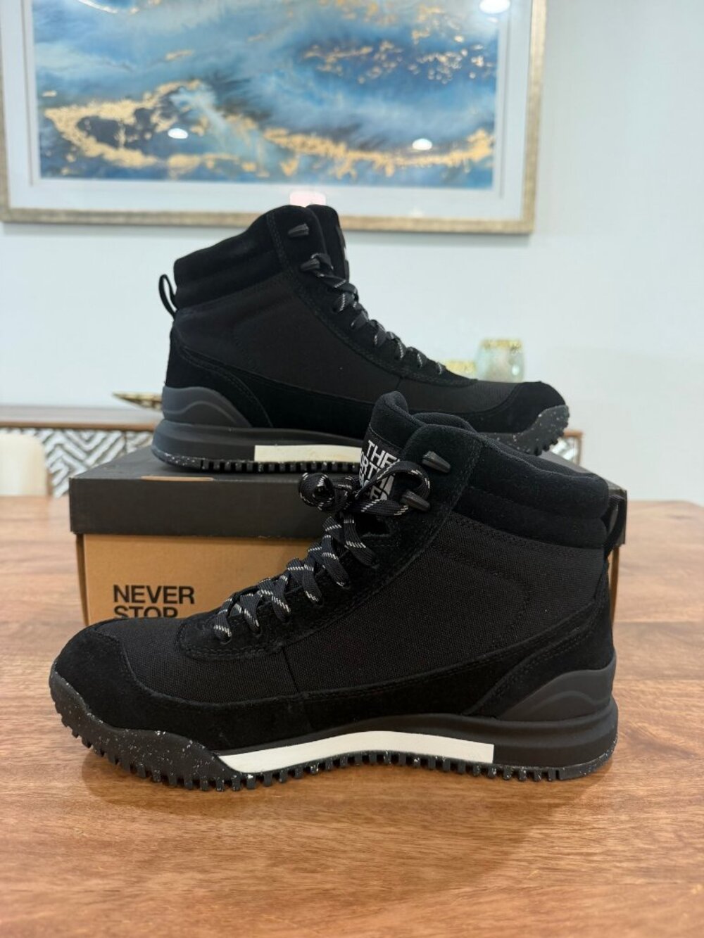 The North Face Back-To-Berkeley IV Textile WP Boots Black Size 11M BNIB